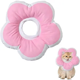 Comparer les prix de Collerette Chat Chat Collier De Récupération Imperméable Animaux Réglable Colerette Anti Lechage Protection Cône De Beignet