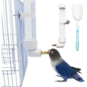 Comparer les prix de Abreuvoir automatique pour oiseaux - DEMA - Distributeur deau suspendu - Brosse de nettoyage incluse