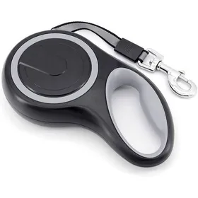 Meilleurs prix pour 8M Laisse Chien Enrouleur pour Gros Chien Jusquà 110 lb/50 kgLaisse de Dressage Automatique pour ChienGris