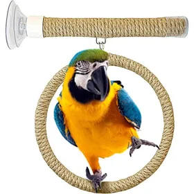 Meilleurs prix pour Perchoir pour oiseau en corde grande ventouse pour jouets accessoires pour cage et perchoir pour oiseau 02