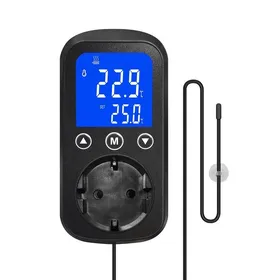 Comparer les prix de KETOTEK KT2100 Régulateur de température PID Prise numérique Variateur Thermostatique Prise 2A 460W Thermostat Variateur Reptile