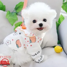 Comparer les prix de FYDUN vêtements pour petits chiens Vêtements pour petits chiots Bichon frisé caniche chat poméranien chien animalerie blouson