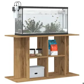 Comparer les prix de Elégant Support daquarium - Pieds Robustes - chêne artisanal - 100x40x60 cm - bois ingénierie &3128831