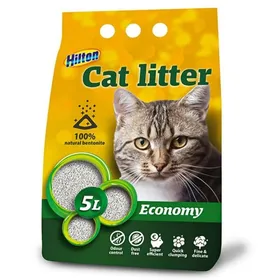 Comparer les prix de Litière pour Chat - Hilton - Bentonit Economy - Agglomérante - 5L - Gris