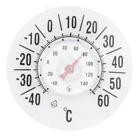 Comparer les prix de Thermomètre à Ventouse - XVX - Grand Cadran - Intérieur et Extérieur - Résistant aux Intempéries - Précis