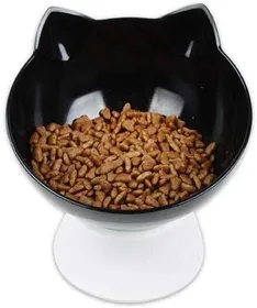Comparer les prix de Gamelle Surélevée pour Chats Inclinable à 15° Anti-Vomissements et Anti-Déversement Support Antidérapant