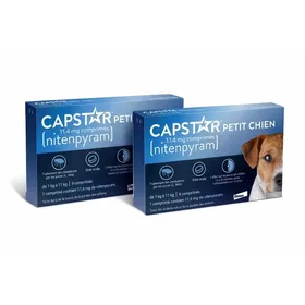 Meilleurs prix pour Capstar 11.4 mg petit chien lot de 2