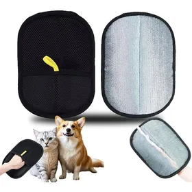 Meilleurs prix pour Gants électrostatiques réutilisables pour enlever les poils danimaux pour meubles et tapis 1 pièce-UISAVE
