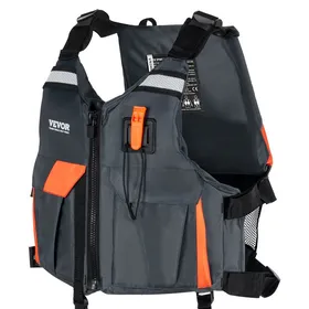 Comparer les prix de Gilet de Sauvetage Aquatique-VEVOR-Gilet de Sauvetage en Nylon Durable avec Flottabilité 110 N-pour Hommes et Femmes