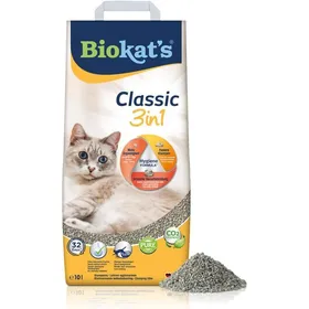 Comparer les prix de Biokat’s Classic 3in1 litière chat sans parfum agglomérante grains 3 tailles contrôle odeurs 1 sac (1 à 10 L)