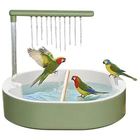 Comparer les prix de Baignoire pour oiseaux douche automatique pour perroquets psittes conures pinsons et inséparables.