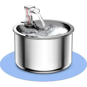 Comparer les prix de Fontaine à Eau - EINNENFFER - Ultra Silencieuse - Acier Inoxydable - 2 Litres - Pour Chats et Chiens