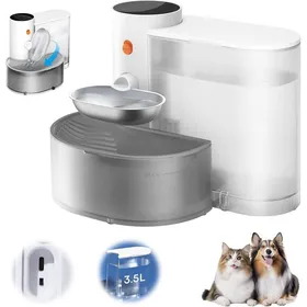 Comparer les prix de Fontaine À Eau Sans Fil Pour Chat Et Chien Avec 3 Niveaux DIntervalle De Temps Et De Volume Distributeur DEau Pour Chat De[YF511]