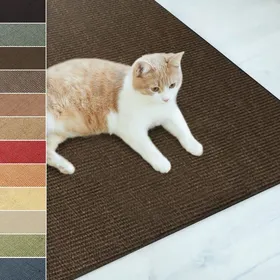 Meilleurs prix pour Tapis Griffoir Tapis à Chat en Sisal Naturel 60 x 80 cm Marron foncé