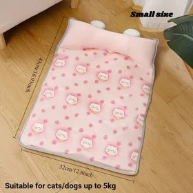 Meilleurs prix pour Tapis rafraîchissant pour chat et petit chien - Coussin pastel rose haute résilience sans électricité - Rose - Taille S CORBEILLE
