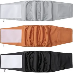 Meilleurs prix pour Couches lavables pour chien - VETOBIOL - Réutilisables - Lot de 3 - Taille L (44-54 cm) - Polyester - Absorbant puissant