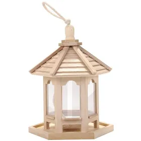Comparer les prix de Mangeoire oiseaux suspendue étanche – Station alimentation jardin nichoir Label