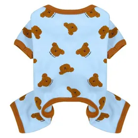 Comparer les prix de Pyjama pour chien petite taille confortable super petit chien vêtements chien mignon petit ours imprimé chien