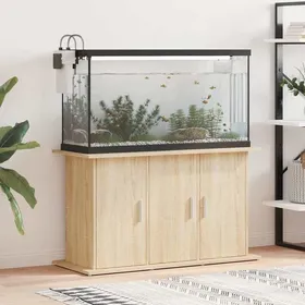 Meilleurs prix pour Support daquarium en bois dingénierie - vidaXL - 101x41x58 cm - Chêne sonoma - 6 compartiments