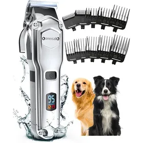 Comparer les prix de Tondeuse pour Chiens oneisall IPX7 Étanche Professionnelle Silencieuse Haute Puissance
