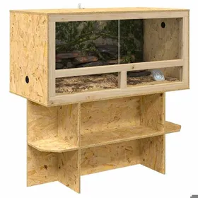 Comparer les prix de Printemps 2026 SoldesMarron Base de Terrarium Marron 100x50x50 cm OSB 2_432653