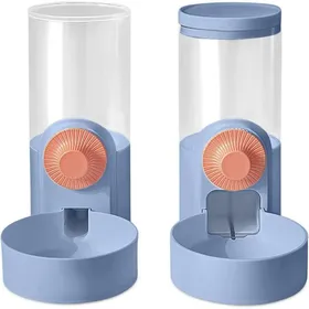 Meilleurs prix pour Distributeur croquettes chat automatique – fontaine eau suspendue bleue Label