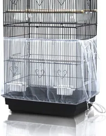 Meilleurs prix pour Couverture universelle pour cage à oiseaux attrape-graines et jupe protectrice pour cage à perroquet respirante et lavable
