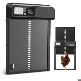 Comparer les prix de Porte Automatique Poulailler Minuterie et Ouverture Manuelle Alimentation Batterie Version 2.0 .