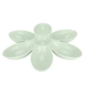 Meilleurs prix pour Gamelles pour animaux de compagnie en forme de fleur pour chats gamelle pour animaux de compagnie à 6 compartiments –
