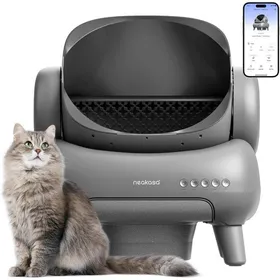 Meilleurs prix pour NEAKASA M1 litière automatique ouverte autonettoyante silencieuse grande capacité contrôle App pour chats 1–15kg