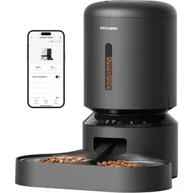 Comparer les prix de Distributeur automatique de croquettes pour chats - ZGEER - Wi-Fi 5G et 2.4G - Contrôle via application - 5L