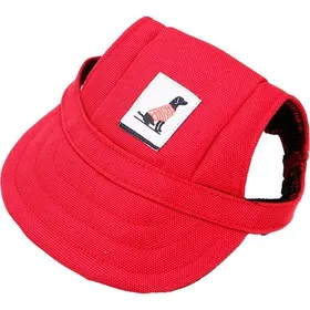 Meilleurs prix pour Casquette de baseball réglable pour chien  anti-soleil avec trous doreilles  pour usage extérieur .