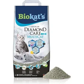 Meilleurs prix pour Biokat’s Diamond Care Multicat Fresh litière fine charbon actif conçue multi-chats contrôle odeurs 1 sac (1 à 8 L)