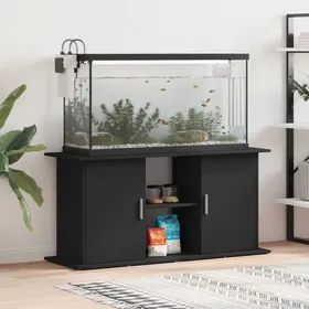 Comparer les prix de Solde - Mobilier Support pour aquarium noir 121x41x58 cm bois dingénierie DECO JA8567814