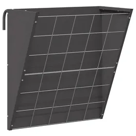 Meilleurs prix pour Râtelier à foin suspendu - vidaXL - Noir - Acier laminé à froid - 61x33x66 cm - Résistant aux intempéries - Imperméable
