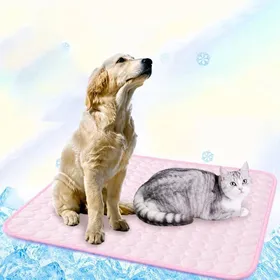 Meilleurs prix pour Rose 70*100cm Tapis Rafraîchissant pour Chien Auto-Refroidissant – Coussin Rafraîchissant Été en Matériau Non Toxique et HBCL
