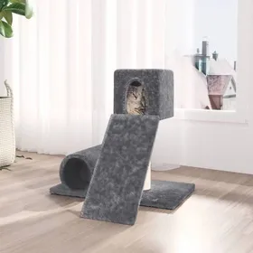 Meilleurs prix pour Automne/hiverArbre à chat avec griffoir en sisal Gris foncé 59cm - HAuteur:59cm - Grande Taille &FR_212880