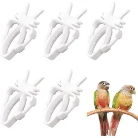 Meilleurs prix pour Pinces fruits perroquet x5 – porte-nourriture cage oiseaux Label