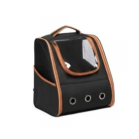Meilleurs prix pour Kono Sac à Dos de Transport pour Petits Chats et Chiens Design ventilé Pliable Approuvé par Les compagnies aériennes Noir
