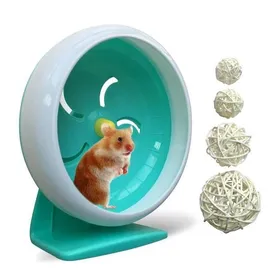 Comparer les prix de Roue de hamster silencieusesupport réglable roue de hamster rotative silencieuse convient aux hamsters ratsenviron 175 cm