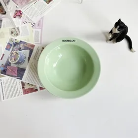 Meilleurs prix pour Bol céramique pour animaux - Phoesky - Arrondi - 14x4.1 cm - Automatique - 300 g - Pour chats et petits chiens - 1 pièce