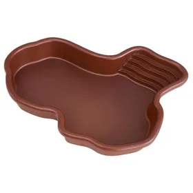 Comparer les prix de Plat deau pour Tortue de Piscine avec Rampe Mangeoire Gamelle Tortue Hamster Reptile Bol de Nourriture sans Tuyau GAMELLE