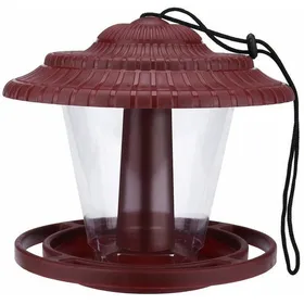 Comparer les prix de DRE-Mangeoire pour oiseaux sauvages Hanging Garden Yard Décoration extérieure Distributeur de nourriture pour oiseaux rouge - roug