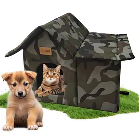 Meilleurs prix pour Niche Extérieur Imperméable Pliable pour Chat/Chien - Abri pour Animaux