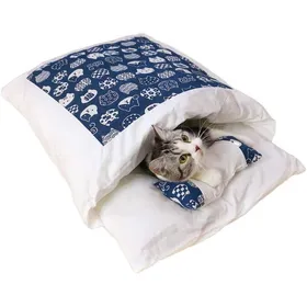 Comparer les prix de Petits nids pour Animaux Chat Chien Grotte Sac Couchage Chat Chat XXL Nid Chaud Maison pour Chat Pliable Niche a bleu 55* CORBEILLE