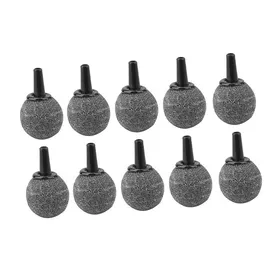 Comparer les prix de SURENHAP pierre à bulles rondes 10pcs Modèle de calabas durable Air Bulle doxygène Pierre à bulles pour jardin bloc