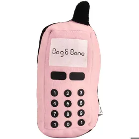Comparer les prix de Anneau de dentition en peluche pour téléphone portable jouet à mâcher interactif pour chiens et chats (rose) .