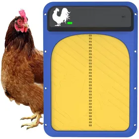 Comparer les prix de Porte de poulailler automatique à piles, porte de poulailler automatique avec capteur de lumière, kit de porte de poulailler étanch