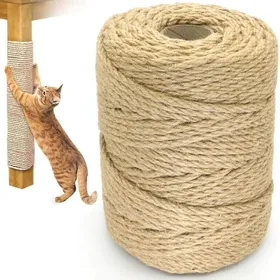 Comparer les prix de Ficelle de jute naturelle pour griffoir corde en sisal naturel pour arbre à chat décoration de jardin corde de chanvre 5 mm x 10