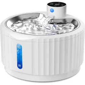 Meilleurs prix pour Fontaine À Eau Pour Chat - 28 L - Sans Fil - 4000 Mah - Avec Détecteur De Mouvement - Avec Filtres De Rechange - Pompe À Eau Si